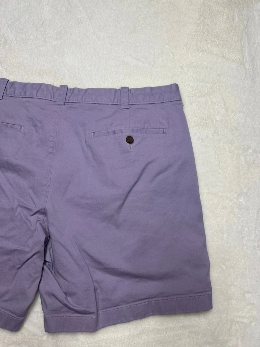 J. Crew Men’s Lavender Flat-Front Chino Shorts